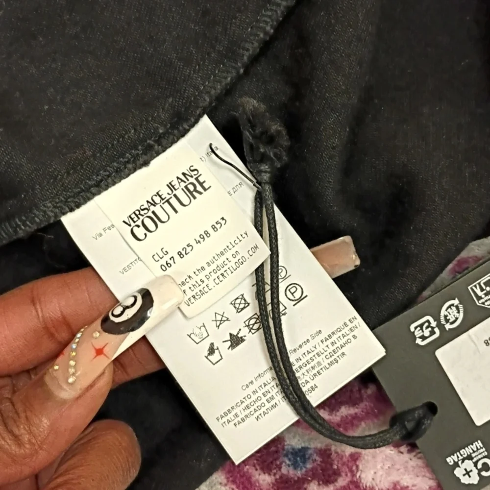 Versace Jeans Collection Charcoal Fabric - Picture 3 of 6